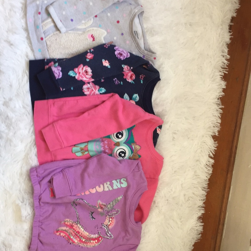 Lot of 2t toddler sweatshirts